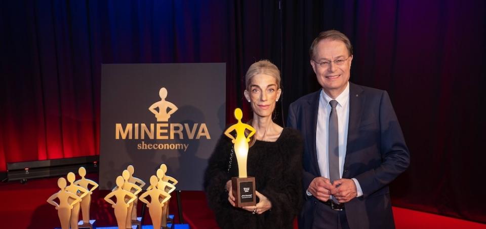 Minerva Awards: Carina Rahimi und Gerhard Drexel © Andreas Tischler